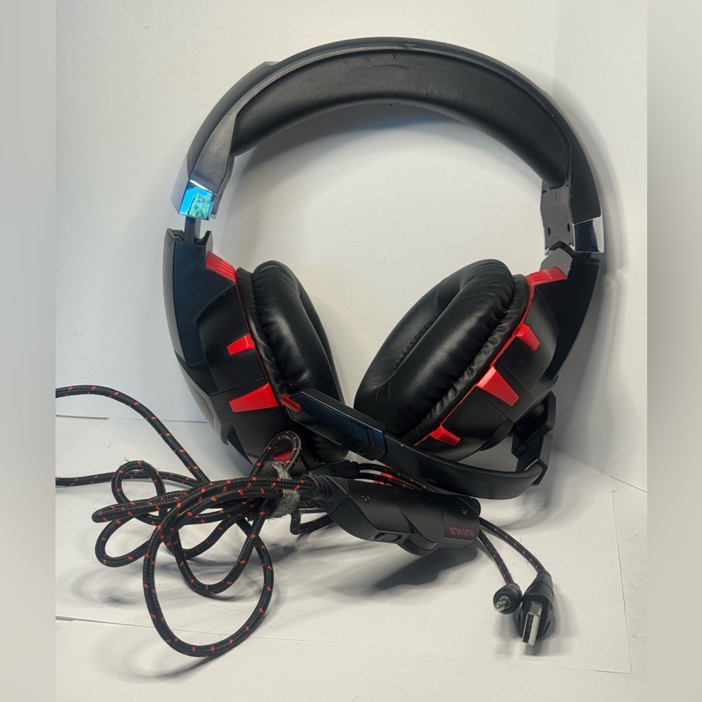 RunMus K2 Pro High Performance Gaming Headset Blue PS4/Xbox 1/ PC/iOS Run Mus
